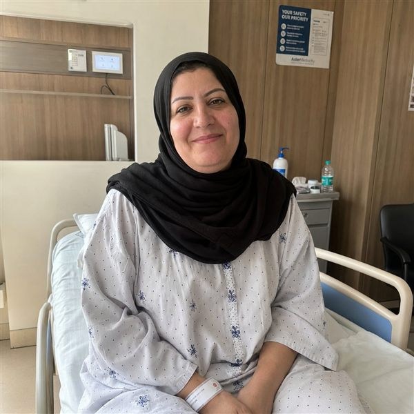 Ms. Mariam Al-Nassiri, treated in India