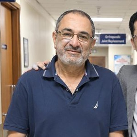Mr. Sultan Al-Hinai, treated in India