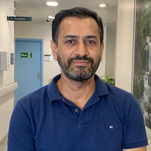 Mr. Rashid Al-Harthi, treated in India